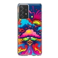thumbnail image 1 of MUNDAZE Samsung Galaxy A52 Shockproof Clear Hybrid Protective Phone Case Neon Rainbow Psychedelic Trippy Hippie Bomb Star Dream, 1 of 5