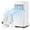 8000 BTU, variant on Portable Air Conditioners,3-in-1 10000 BTU Cooling Unit with Fan & Dehumidifier for Room, Quiet Operation, Cools up to 450 sq.ft, Complete Window Installation Kit for Home Office RV
