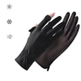 thumbnail image 2 of Breathable Mesh Back Driving Gloves for Women Ice Silk UV Protection Touchscreen Non Slip Gloves for Outdoor Free Size, 2 of 2
