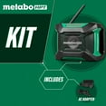 thumbnail image 4 of Metabo HPT 18V Cordless Bluetooth Radio Tool Only, UR18DAQ4, 4 of 12