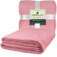 thumbnail image 2 of PAVILIA Fleece Blanket Throw | Super Soft, Plush, Luxury Flannel Throw | Lightweight Microfiber Blanket for Sofa Couch Bed, 2 of 7