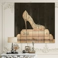 thumbnail image 2 of Designart 'Pink Fashion & Glam high heels I' Posh & Luxe Print on Natural Pine Wood, 2 of 3