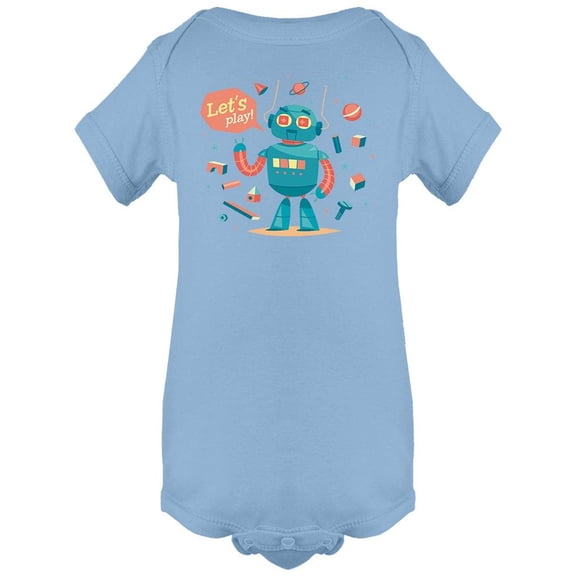 Robot Let's Play Bodysuit Infant -Image by Shutterstock, 24 Months