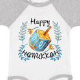 thumbnail image 4 of Inktastic Happy Hanukkah Dreidel and Laurels Boys or Girls Baby Bodysuit, 4 of 5