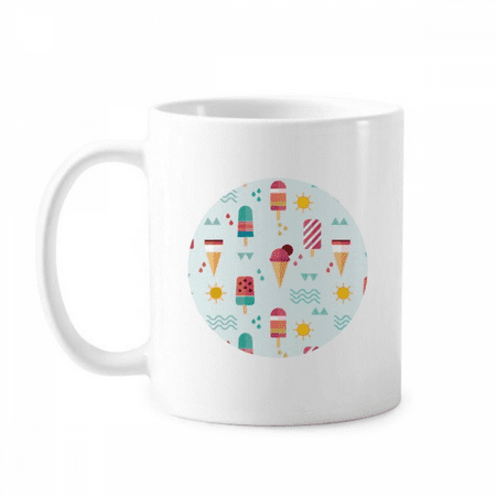 

Sun Mountain River Popsicle Sweet Ice Mug Pottery Cerac Coffee Porcelain Cup Tableware