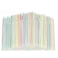 thumbnail image 6 of kladzum 300PCS Straws Disposable 300 Plastic Drinking Straws 8in Long Multi-Colored Striped Bedable Disposable Straws, 6 of 9