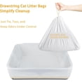 thumbnail image 6 of Stainless Steel Sifting  Litter Box XL High-Sided Anti-Leakage Easy Clean with Scoop & Liner for Big Cats Pine Pellets, 6 of 6