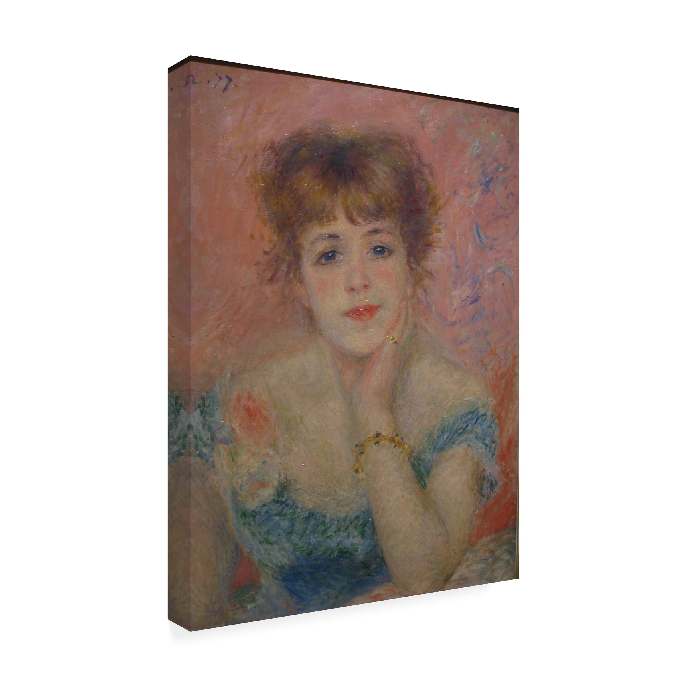 Renoir 'Actree Jeane Samary' Canvas Art