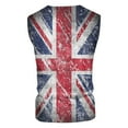 thumbnail image 5 of Men National Day Union Jack Spring Summer Vest Graphic Printed O-Neck Plus Size Comfortable Running Workout Tee, 5 of 5