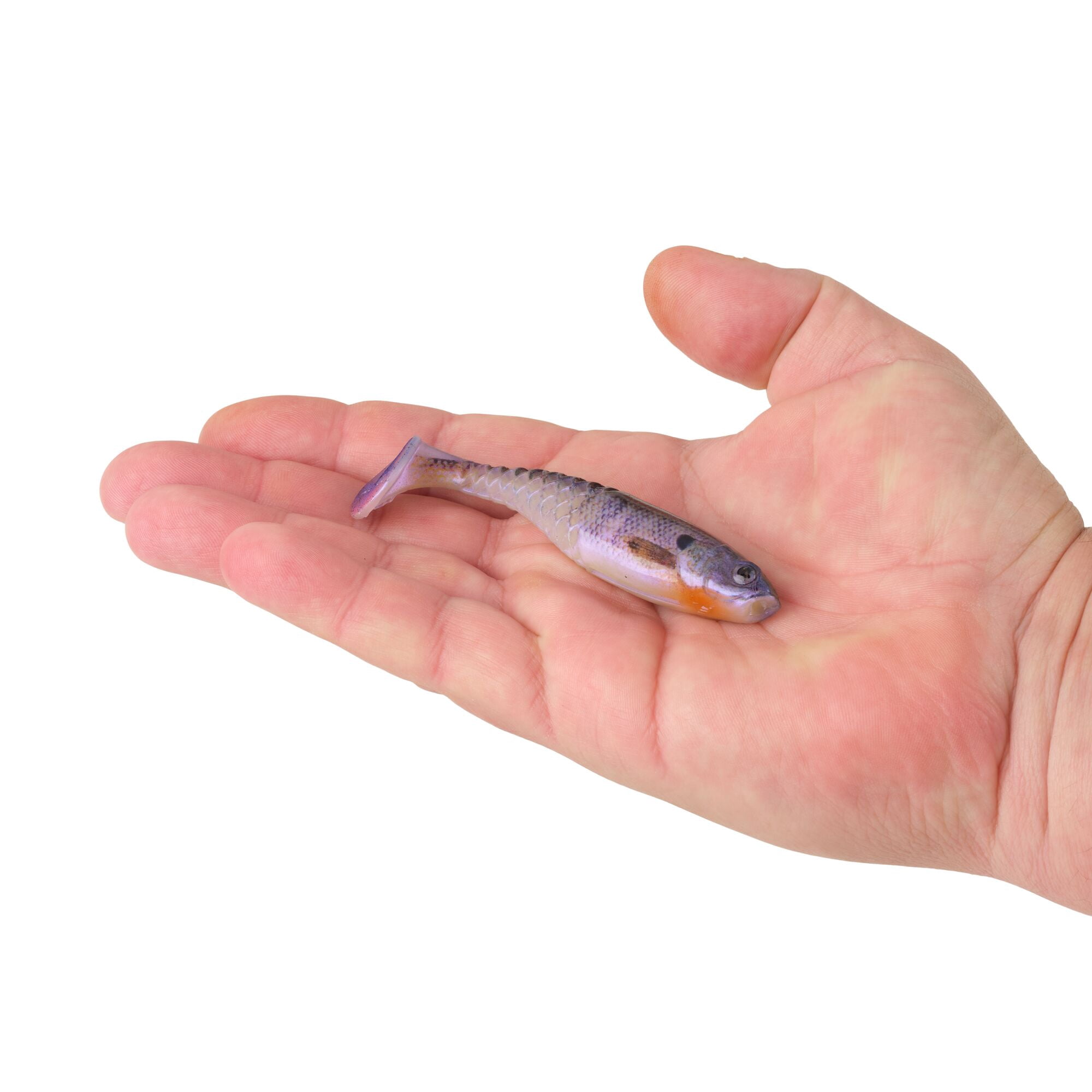 Berkley PowerBait® Paddlin' PowerStinger, 4.25 in, Swimbaits - Paddle Tail, HD Bluegill (5-count)