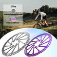 thumbnail image 6 of BUCKLOS 140mm 160mm 180mm 203mm MTB Disc Brake Rotor with 6 Bolts, Bicycle Brakes Stainless Steel Rotors M5 Screws, Opposite Hole Distance 44mm, fit Mountain Road Bikes MTB BMX, 6 of 7