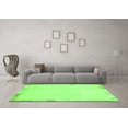 thumbnail image 3 of Ahgly Company Indoor Square Solid Green Modern Area Rugs, 3' Square, 3 of 4
