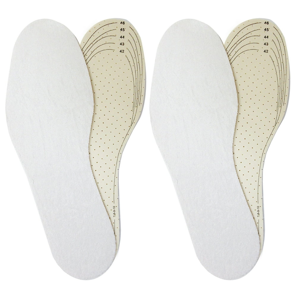 2 Pair Shoe Insoles Insert Pads Comfort Anti Odor Cushion