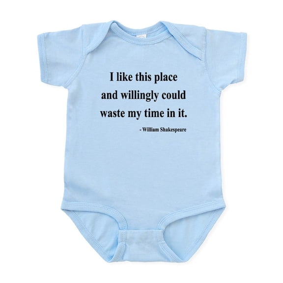 CafePress - Shakespeare 15 Infant Bodysuit - Baby Light Bodysuit, Size Newborn - 24 Months