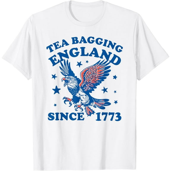 Tea Bagging England Since 1773 4th Of July T-Shirt