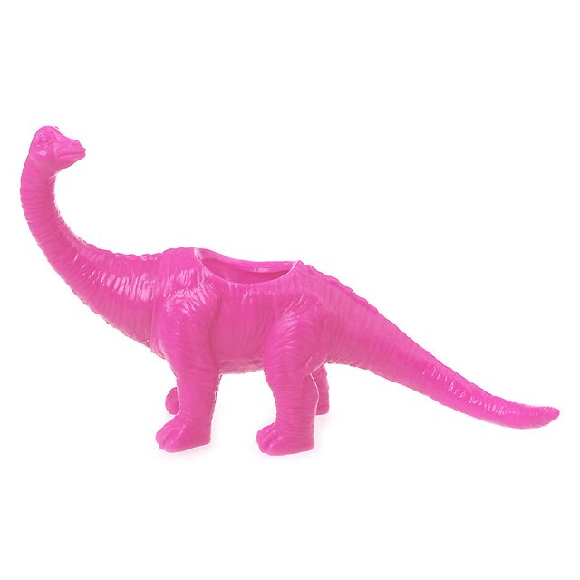 Rose red Maceta de plástico con diseño de dinosaurio y Animal, maceta para plantas suculentas, Cactus, escritorio para el hogar, decoración de adornos para jardín