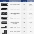 thumbnail image 2 of DASBET 7pcs O2 Oxygen Sensor & Oil Pressure Sending Unit Master Sensor Socket Set, 2 of 6