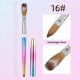 thumbnail image 2 of Pinceles para uñas con pincel para decoración de uñas para aplicación acrílica, pincel en polvo acrílico para decoración de uñas, 2 of 6