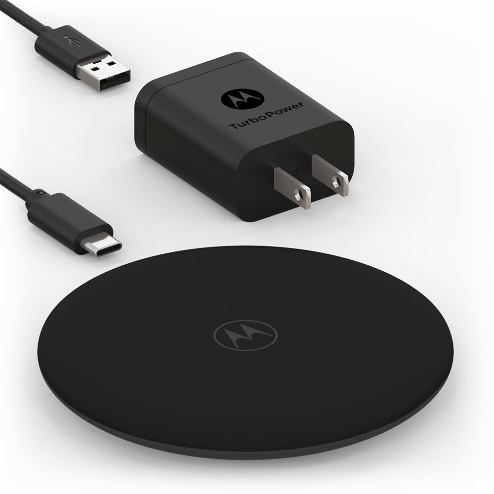 Motorola 10W Fast Wireless Charging Pad [Qi Certified] for Qi Devices