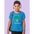 thumbnail image 2 of Healthy Eating, Cute Broccoli T-Shirt Juniors -Image by Shutterstock,  x-Large, 2 of 4