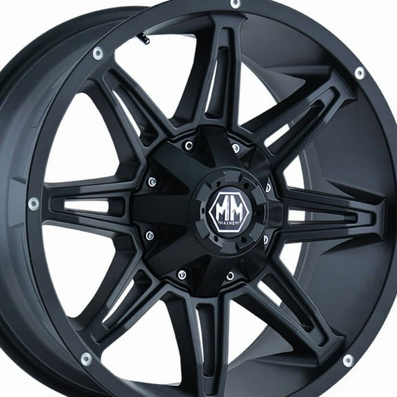 Mayhem Rampage-8090 20X9 6X135/6X139.7 11Et 106Cb Matte Black