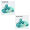 thumbnail image 1 of Injueey 20 LED Bola de algodón Decoración de vacaciones para el hogar Lámpara de cadena colgante para fiesta Boda Luz ambiental Verde fresco USB 2Conjunto, 1 of 6