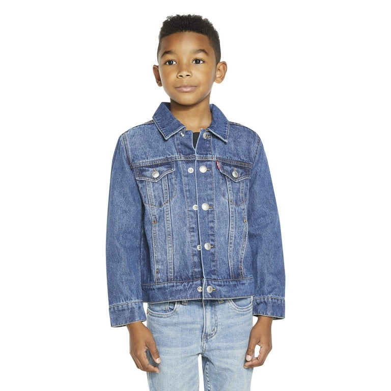 Levi's Boys' Denim Trucker Jacket, Sizes - Walmart.com