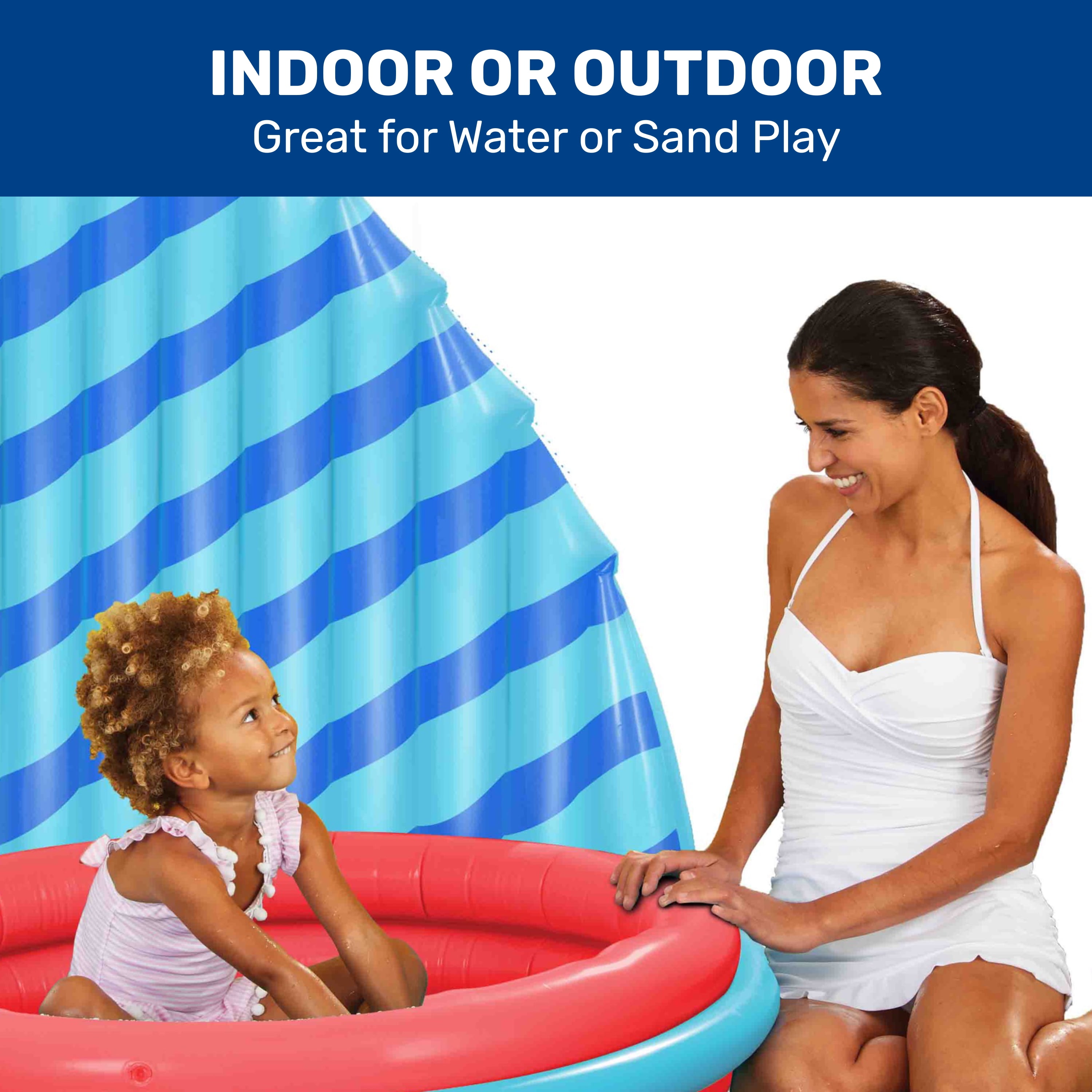 Aqua Shade N' Play Sailboat Pool | Inflatable Kids Pool