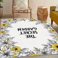 thumbnail image 6 of 5.3'x7.5' whimsical rug yoga mat for carpet rug front door rug mid century modern snowman outdoor rug, 6 of 10