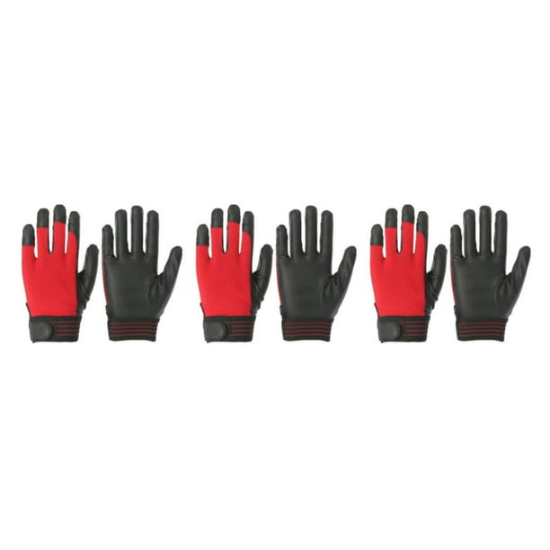 Jumpingount 1 par de guantes de trabajo, guantes aislantes eléctricos antielectricidad, mitones suaves de goma para montar en motocicleta, negro, Type1 NO1