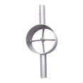 thumbnail image 3 of Divisor de bambú, separador de tubos de bambú, divisor portátil de mano compacto. Plata 4 cortes, 3 of 8