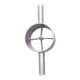 thumbnail image 3 of Divisor de bambú, divisor de tubos de bambú, herramienta manual portátil, herramienta para partir bambú, para jardineros, artesanos, patio trasero, Plata 4 cortes, 3 of 8