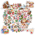 thumbnail image 1 of YEZDIX 35 Pcs Autocollants d'Animaux Mignons Holiday Spirit Vinyle Imperméable pour Ordinateurs Portables, 1 of 5