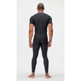thumbnail image 4 of DEVOPS 3 Pack Men's Athletic Short Sleeve Compression Shirts (2X-Large, Black/Black/Black), 4 of 7