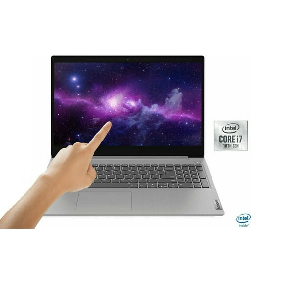 Lenovo IdeaPad 3 Laptop, 15.6" Touch Screen, Intel Core i7, 8GB Memory, 256GB Solid State Drive, Windows 10, 81WE0146US - Platinum Gray