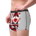 thumbnail image 2 of Hirioo Buffalo Plaid Love And Gnome for Men's Boxer Briefs Men Cotton Underwear Boxer Briefs Panties-X-Large, 2 of 5
