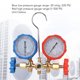 thumbnail image 4 of Juego de manómetros de colector de refrigerante manómetro de aire acondicionado con juntas roscadas de 1/4 pulg para R410 22 134A, 4 of 8