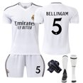thumbnail image 1 of 2425 Camiseta del Real Madrid traje de uniforme de fútbol local 8 Cross No. 9 Mbappe camiseta transfronteriza nuevo estiloTalla 5+calcetines+protectores, 1 of 2