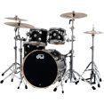 thumbnail image 3 of DW SSC Collectors Series 4-Piece Finish Ply Shell Pack With 22" Bass Drum Black Ice Chrome Hardware, 3 of 3