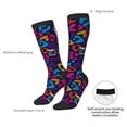 thumbnail image 4 of Rocae Llama Alpaca for Novelty Casual compression Socks For Women Men Contrast Color Stockings, 4 of 6