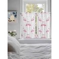 thumbnail image 3 of Pink Flamingo Living Room Curtains 2 Panel, Summer Tropical Animals Cafe Window Treatment, Farmhouse Bedroom Bathroom Kitchen Curtains Drapes 104"x54", 3 of 6