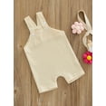 thumbnail image 3 of Infant Girl Sleeveless Romper Buttons Jumpsuit Bodysuit Summer Clothing, 3 of 8