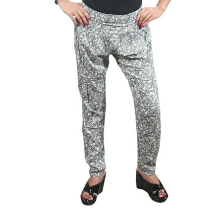 - Mogul Women Vintage Printed Pant Trousers