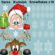 thumbnail image 3 of hojas de calcomanías navideñas para ventanas, Papá Noel, ciervo, muñeco de nieve, copo de nieve, decoración para niños, hogar, escuela, oficina, fiesta de vacaciones de invierno, 3 of 5
