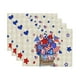thumbnail image 2 of Independence Day Printed Linen Placemats Holiday Party Table Decoration Insulation Mats Table Mats, 2 of 6