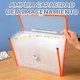 thumbnail image 5 of Maletín tipo carpeta de plástico resistente al agua con 12 separadores,Verde, 5 of 8