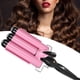 thumbnail image 3 of Rizador de pelo, rizador de pelo de 3 barriles, varita de rizador ondulante, rizador de pelo de cerá para cabello largo/corto(US-32 mm) Rizador de pelo Spptty afeitarse el cabello, 3 of 7