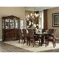 thumbnail image 2 of Pemberly Row 19.5" Traditional Wood Dining Arm Chair in Brown Cherry (Set of 2), 2 of 9