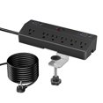 thumbnail image 1 of The  Socket Features a 20W USB-C PD Fast Charging Port, a 2.88-Meter Extension Cord with USB Outlets, And a Removable Clip, Making It an Ideal Desktop Power Strip for Home, Factory,, 1 of 8