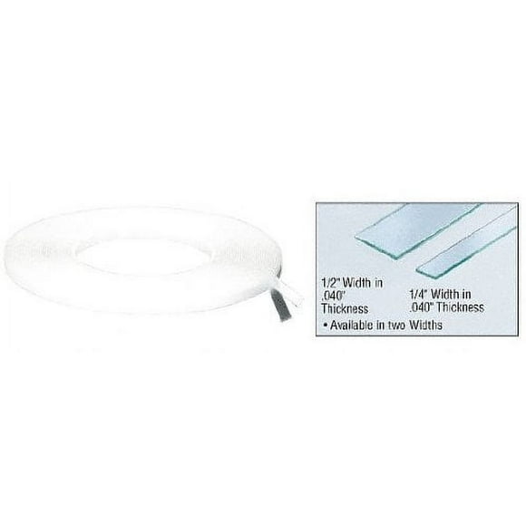 CRL 1/4" x .040" Transparent Acrylic Very Hi-Bond Adhesive Tape - 36 ft Roll